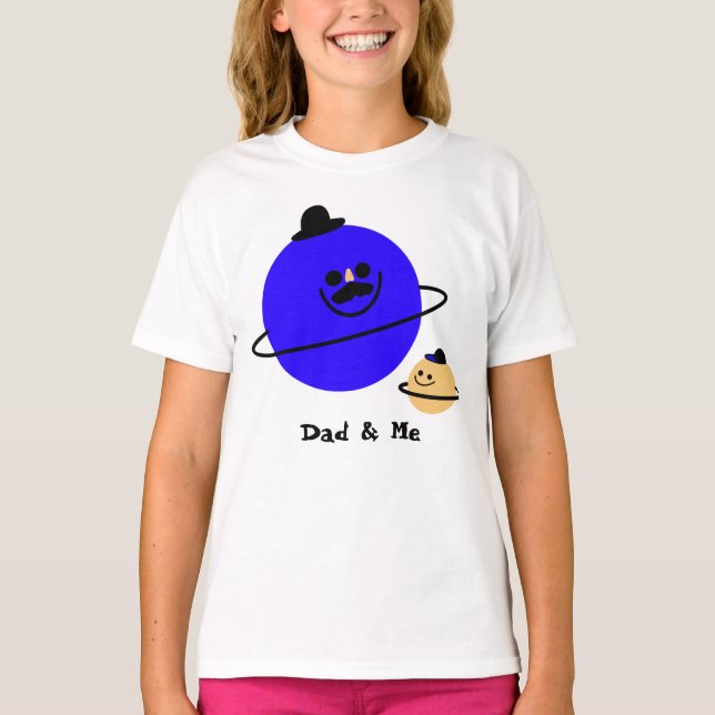 Camiseta Dad & Me Cosmic Kids (Anverso)