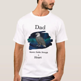 Camiseta Dad Mentor, Guide, Strength & Heart Eagle Tshirt