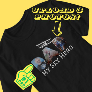 Camiseta DAD Mi tipografía del cielo, Collage de fotos