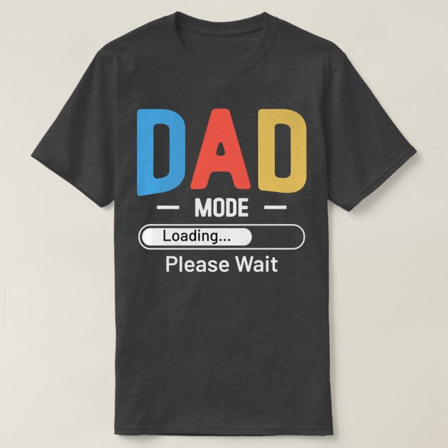 Camiseta Dad Mode Fathers Day Premium  (Diseño del anverso)