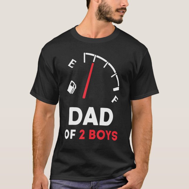 Camiseta Dad of 2 Boys Funny Gift from Son Father's Day 202 (Anverso)