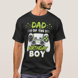 Camiseta Dad Of The Birthday Boy Family Gamer Mom Game Boys