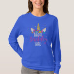 Camiseta Dad Of The Birthday Girl Father Gift Unicorn<br><div class="desc">Dad Of The Birthday Girl Father Gift Unicorn Birthday Gift. Perfect gift for your dad,  mom,  papa,  men,  women,  friend and family members on Thanksgiving Day,  Christmas Day,  Mothers Day,  Fathers Day,  4th of July,  1776 Independent day,  Veterans Day,  Halloween Day,  Patrick's Day</div>