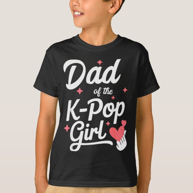 Camiseta Dad Of The K P Girl K-p Fashion Men  (Anverso)
