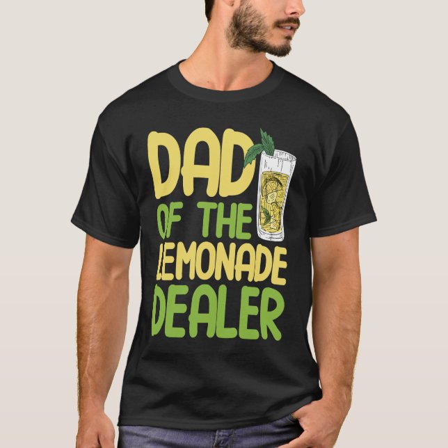 Camiseta Dad Of The Lemonade Dealer Lemon Juice Lemonade St (Anverso)