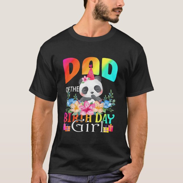 Camiseta Dad Of The Panda Unicorn (Anverso)