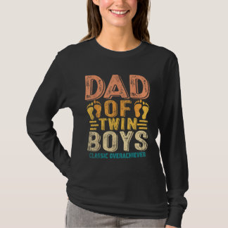 Camiseta Dad Of Twin Boys Twin Dad Father