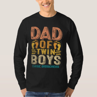 Camiseta Dad Of Twin Boys Twin Dad Father