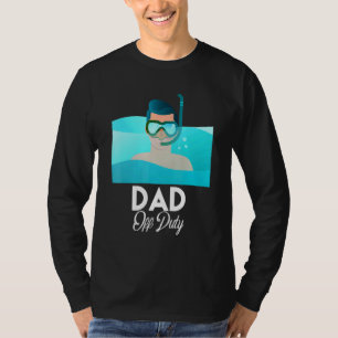 Camiseta Dad Off Duty Vacation Beach Sunset