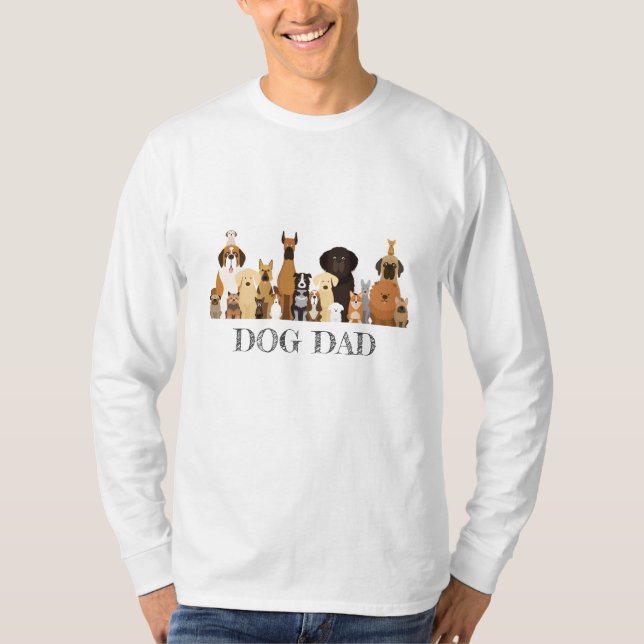 Camiseta DAD Perro Amigo Perro Animal (Anverso)