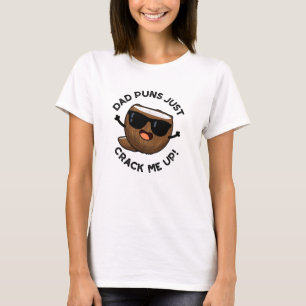 Camiseta Dad Punks Crack Me Up Funny Coconut Pun