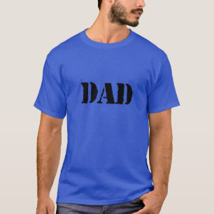 Camiseta DAD Regalo del día del padre simple