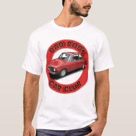 Camiseta Dad Rods Car Club Red 2001 Car T-Shirt