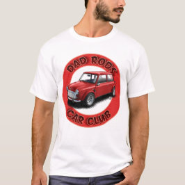 Camiseta Dad Rods Car Club Red Mini Car T-Shirt