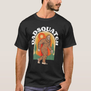 Camiseta Dad Squatch Funny Bigfoot Fathers Day Daddy Sasqua