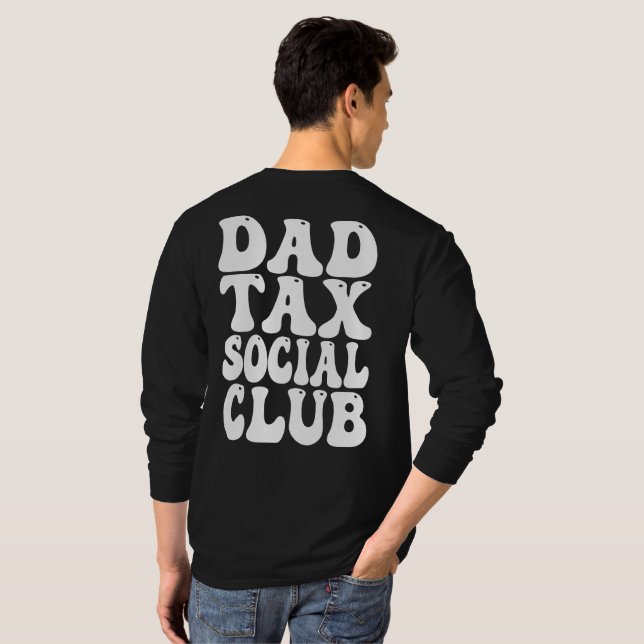 Camiseta Dad Tax Social Club  (Reverso completo)