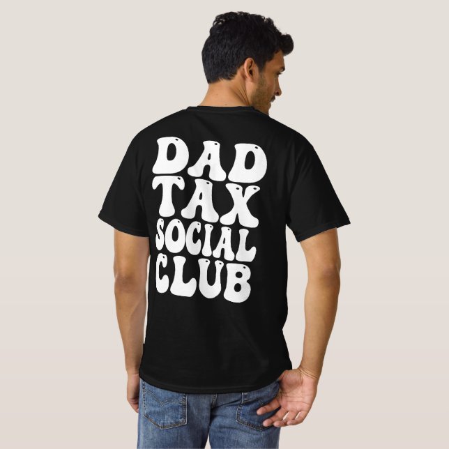 Camiseta Dad Tax Social Club  (Reverso completo)