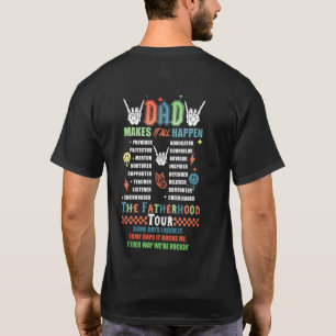 Camiseta Dad The Fatherhood Tour Guay moderno de moda