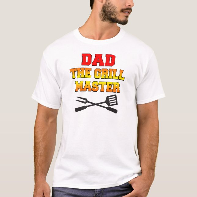 Camiseta Dad The Grill Master (Anverso)