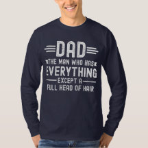 Dad The Man Who Has Everything Except A Full Head 