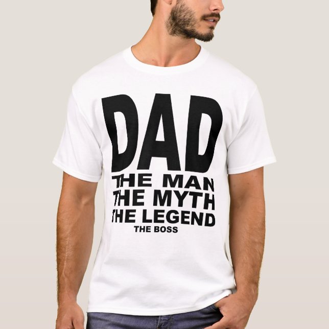 Camiseta Dad the Myth T-Shirt (Anverso)