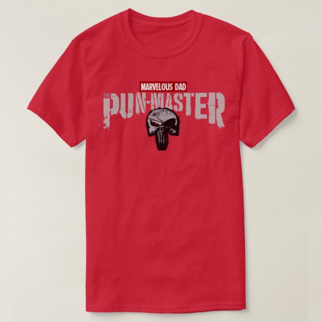 Camiseta Dad The Pun Master (Diseño del anverso)