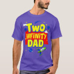 Camiseta Dad Two Infinity And Beyond Birthday Decorations 2<br><div class="desc">Dad Two Infinity And Beyond Birthday Decorations 2nd Bday  .Your 2 year old will be buzzing with excitement on their 2nd birthday party with this tee. Watch your boy or girl's eyes light up with this outer space,  astronaut,  and rocket themed birthday party this year. To infinity and beyond!</div>