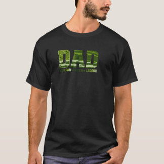 Camiseta Dad Veteran Myth Legend