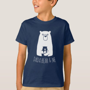 Camiseta DADA BEAR Y YO   Papá Niños Hija Son Dada Bear