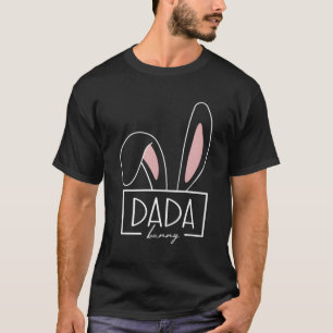 Camiseta Dadá Bunny Egg Hunt Familia Rabbit Ears Easter