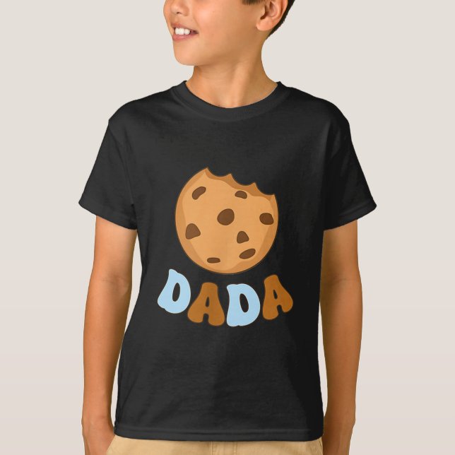 Camiseta Dada Cookies Milk Sweet One 1st Birthday Family Ma (Anverso)