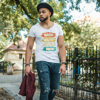 CAMISETA DADA DADDY DAD BRUH PADRE