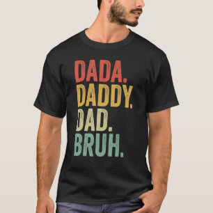 Camiseta Dada Daddy Dad Bruh Retro de Vintage Orgulloso Abu