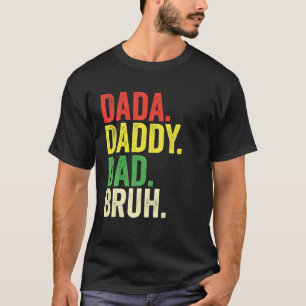 Camiseta Dada Daddy Dad Bruh Tie Dye 2022, Día del Padre de