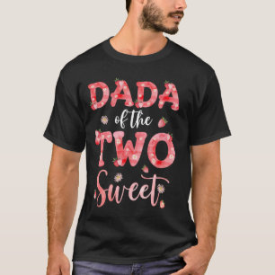 Camiseta Dada De La Dulce Fresa De Berry Segundo Cumpleaños