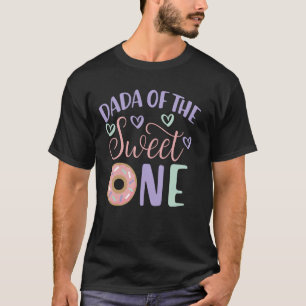 Camiseta Dada De La Dulce Uno Cumpleaños 1 Tema De Donut Fa