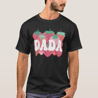 Camiseta Dada De La Familia Berry First Birthday Strawberry