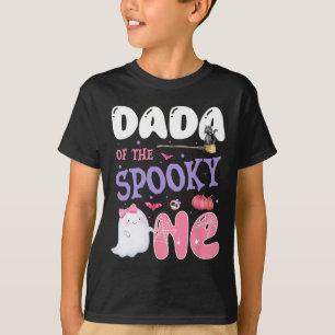 Camiseta Dada De La Fantasma Rosa De Halloween De Primer Cu