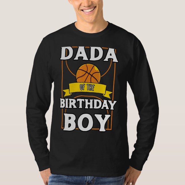Camiseta Dada De La Fiesta De Cumpleaños Del Baller De Balo (Anverso)