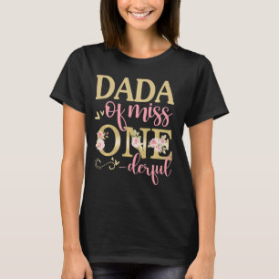 Camiseta Dada de la pequeña señorita Onemaravillosa familia
