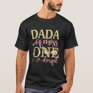 Camiseta Dada de la pequeña señorita Onemaravillosa familia