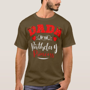 Camiseta Dada De La Temática De La Princesa De Cumpleaños B
