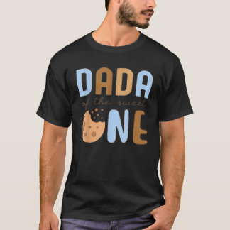 Camiseta Dada De Las Galletas y Leche Del Dulce 1er Cumplea