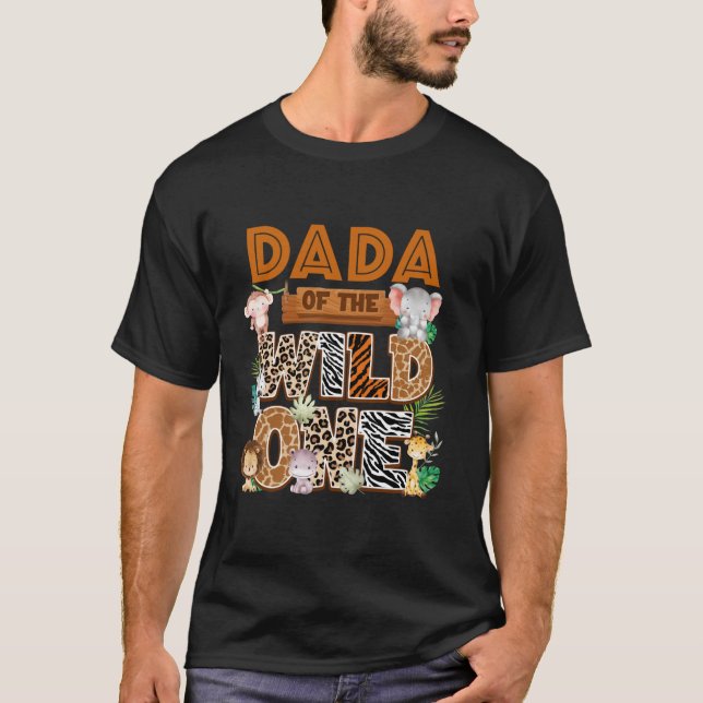 Camiseta Dadá De Las Mamáes De La Familia De Un Niño Safari (Anverso)