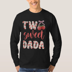 Camiseta Dada de los dos dulces Chicas de cumpleaños Strawb
