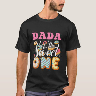 Camiseta Dada De Los Dulces Un Primer Cumpleaños Donut Fies