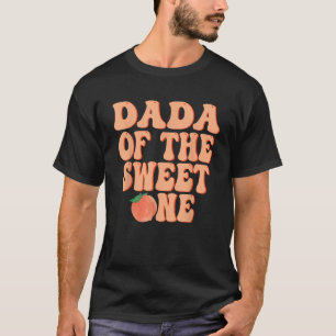 Camiseta Dada de los dulces, una galleta, primer cumpleaños