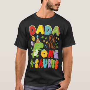 Camiseta Dada Del Cumpleañero Uno-A-Saurus 1er Cumpleaños N