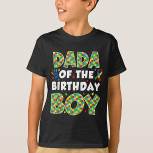 Camiseta Dada del niño cumpleañero pieza de rompecabezas de