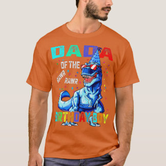Camiseta Dada Del Niño De Cumpleaños Funny Dadasaurus T rex